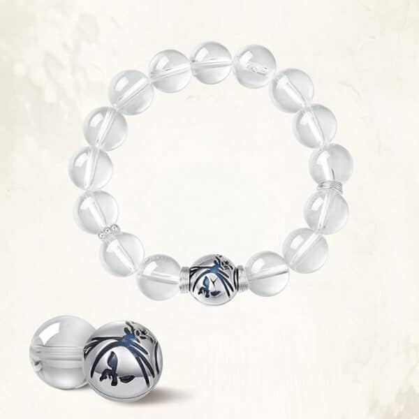 “Ethereal” White Quartz Bracelet for Women