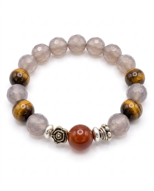 Mystery and Serenity Tiger’s Eye Agate Bracelet for Balance and Peace