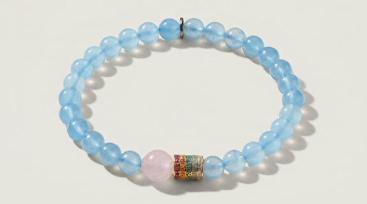 Patience and Inner Peace: The Gray Agate & Howlite Bracelet for Safety