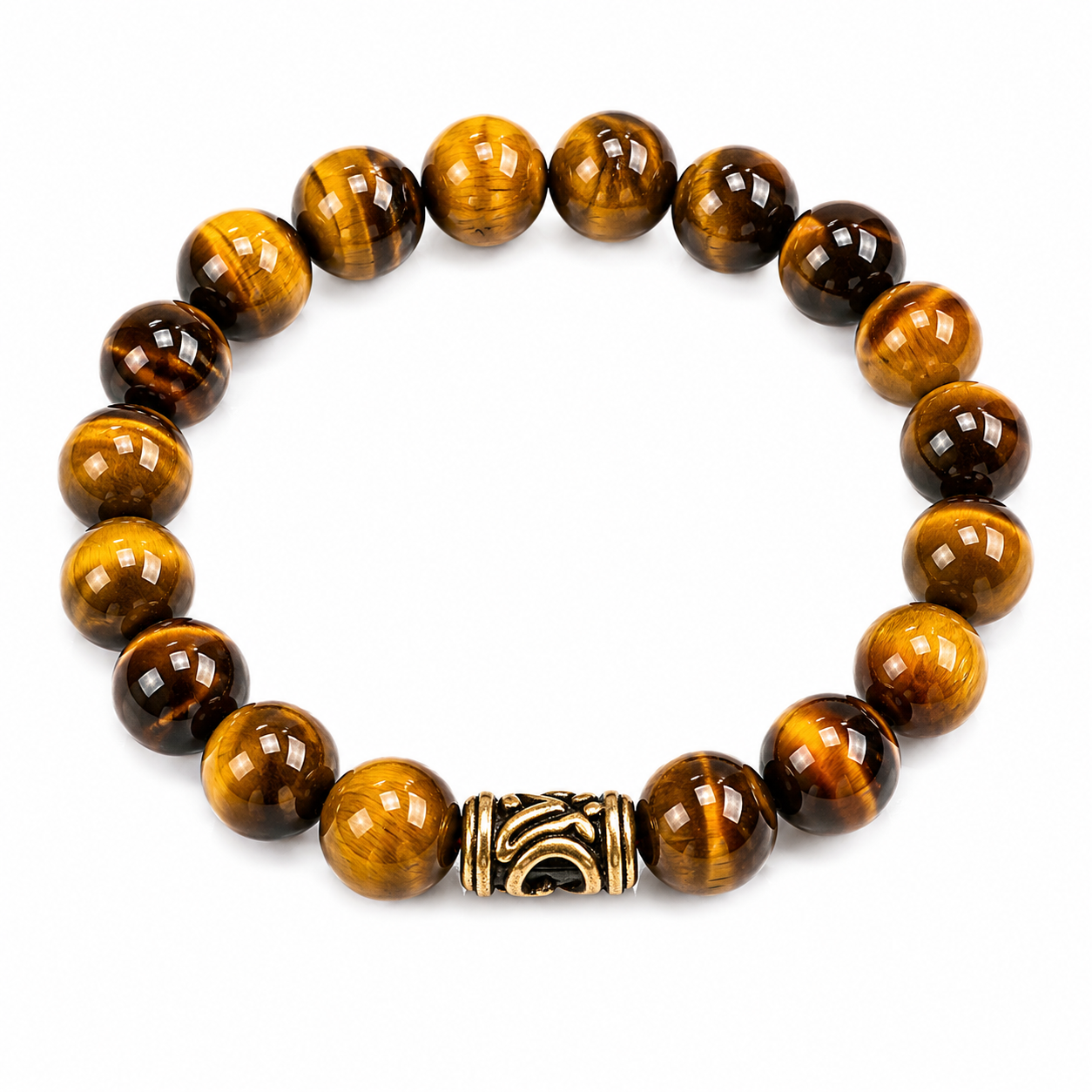Courage and Strength Tiger’s Eye Bracelet for Confidence and Success