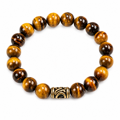 Courage and Strength Tiger’s Eye Bracelet for Confidence and Success