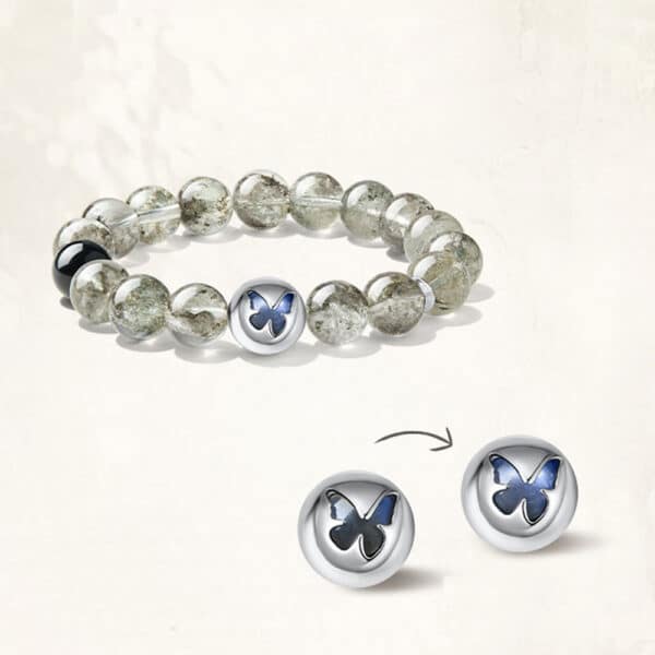 “Emerald Harmony” Green Phantom Quartz Bracelet