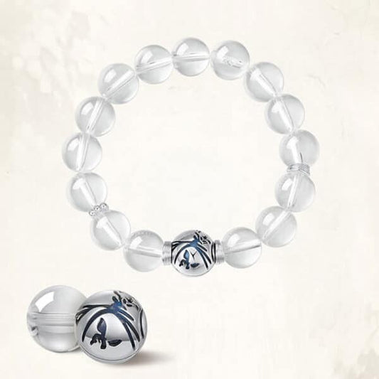 “Ethereal” White Quartz Bracelet for Women