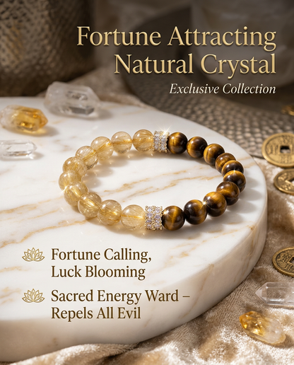 Fortune Attracting Natural Crystal Bracelet