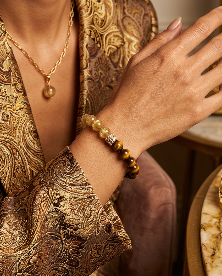 Fortune Attracting Natural Crystal Bracelet