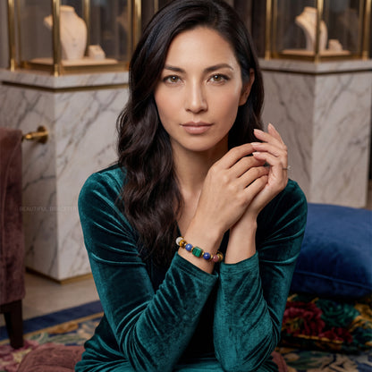 Ring of Energy — Old Money Style Natural Multi-Gem Bracelet