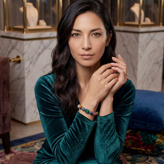 Ring of Energy — Old Money Style Natural Multi-Gem Bracelet
