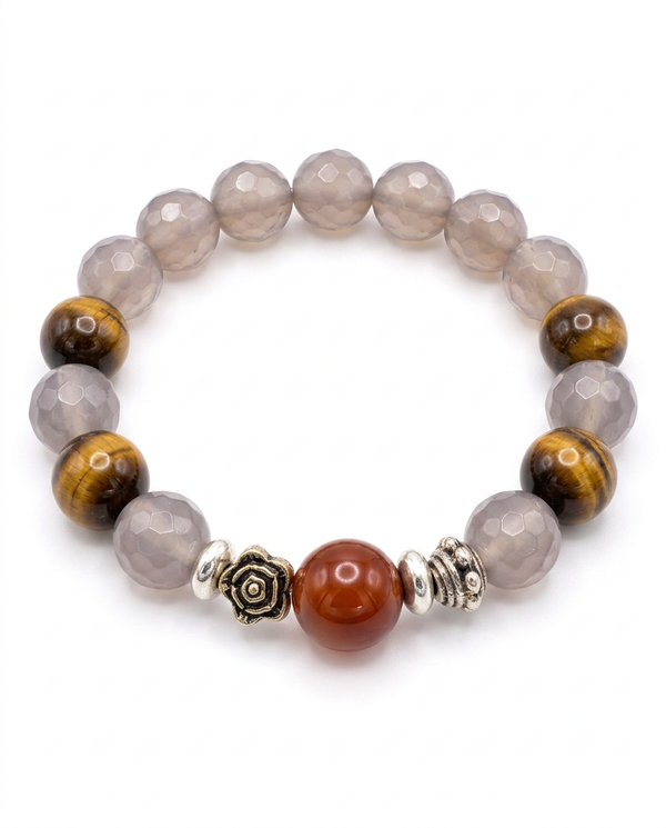 Mystery and Serenity Tiger’s Eye Agate Bracelet for Balance and Peace