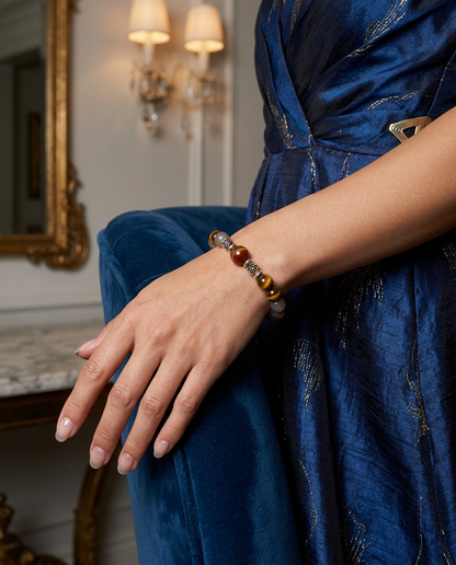 Mystery and Serenity Tiger’s Eye Agate Bracelet for Balance and Peace