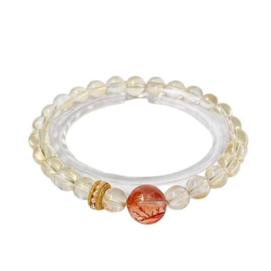 Natural Citrine Gemstone Bracelet