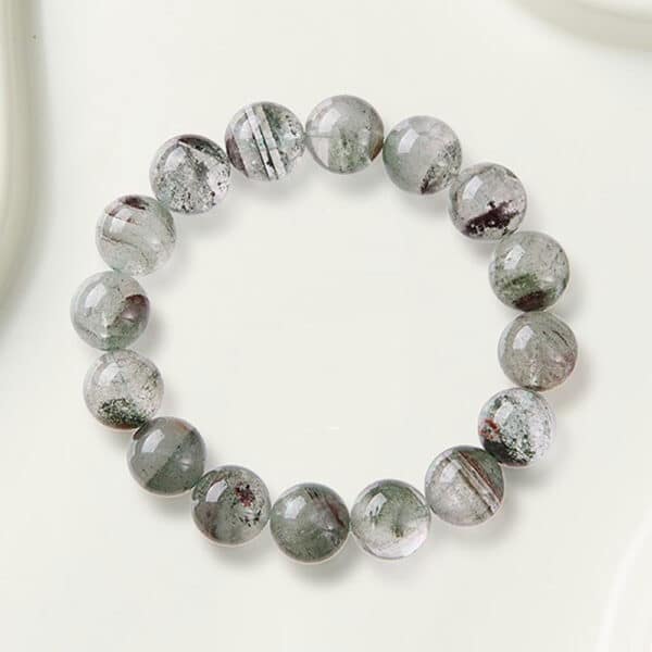 Natural Green Phantom Quartz Bracelet