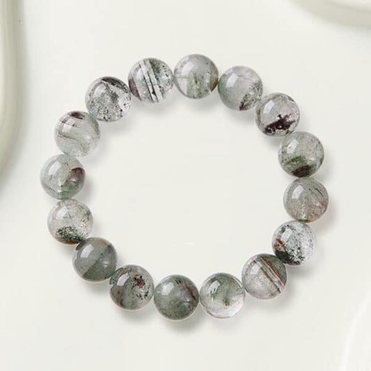 Natural Green Phantom Quartz Bracelet