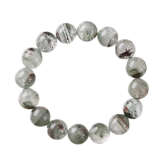 Natural Green Phantom Quartz Bracelet