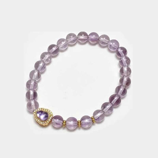 Natural Amethyst Gourd Bracelet