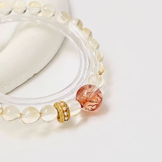 Natural Citrine Gemstone Bracelet