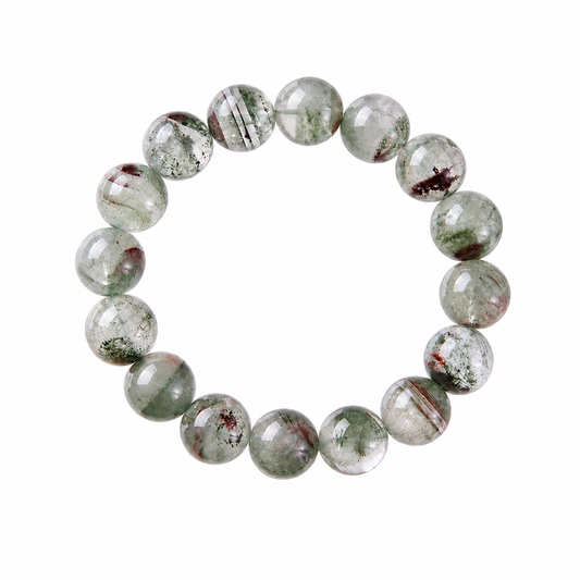 Natural Green Phantom Quartz Bracelet
