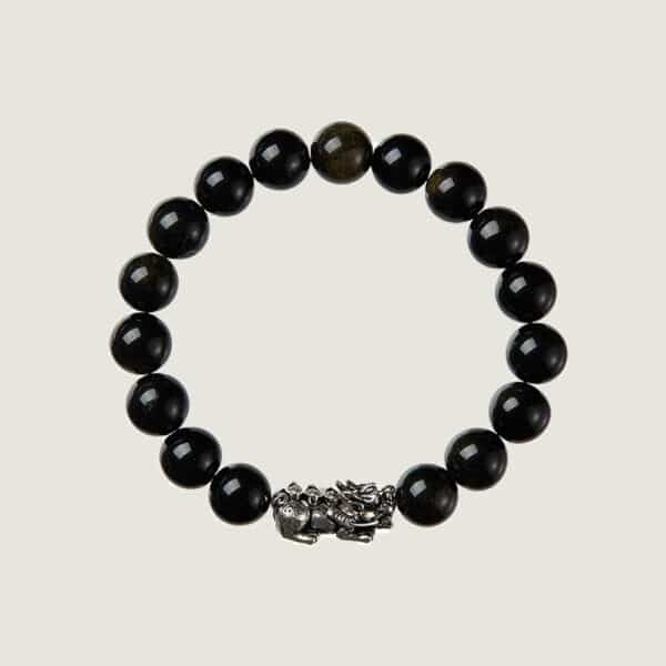 Premium Black Obsidian Pi Yao Bracelet