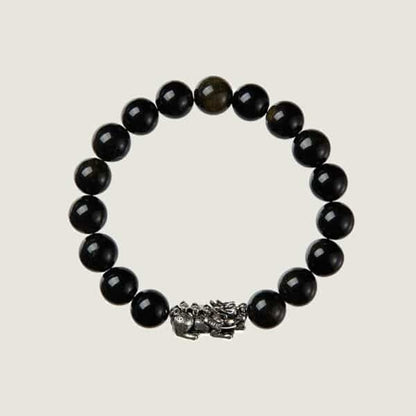 Premium Black Obsidian Pi Yao Bracelet