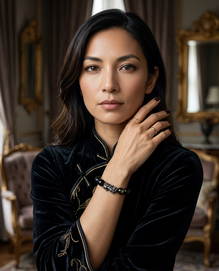 Premium Black Obsidian Pi Yao Bracelet
