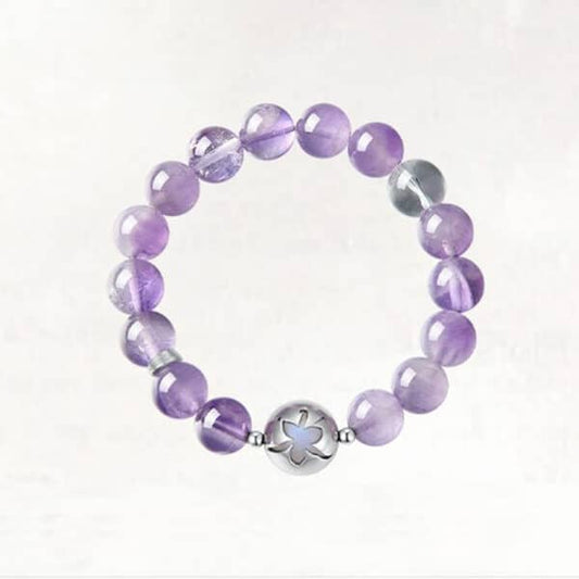 “Wisdom Stone” Natural Amethyst Bracelet for Women
